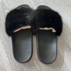 Givenchy Mink Slides
